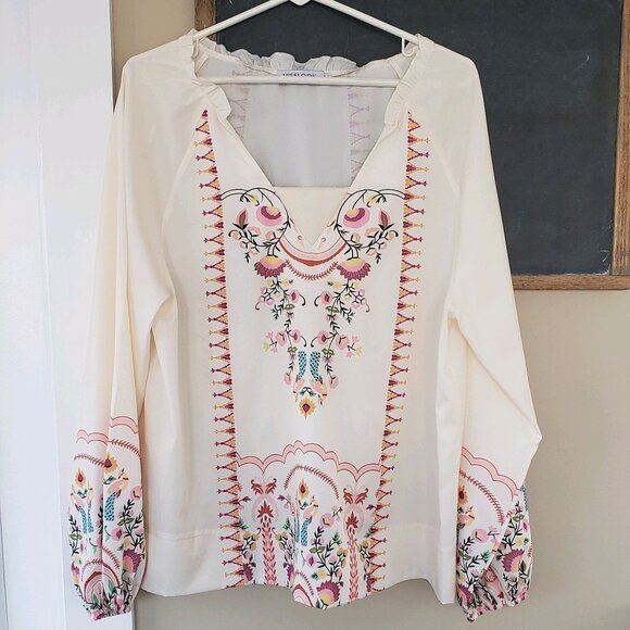 Misslook Tops - EUC women's Misslook tunic blouse size large